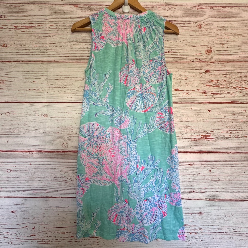 Lilly Pulitzer Essie Dress in Minty Fresh Fansea Sz S - Picture 12 of 13